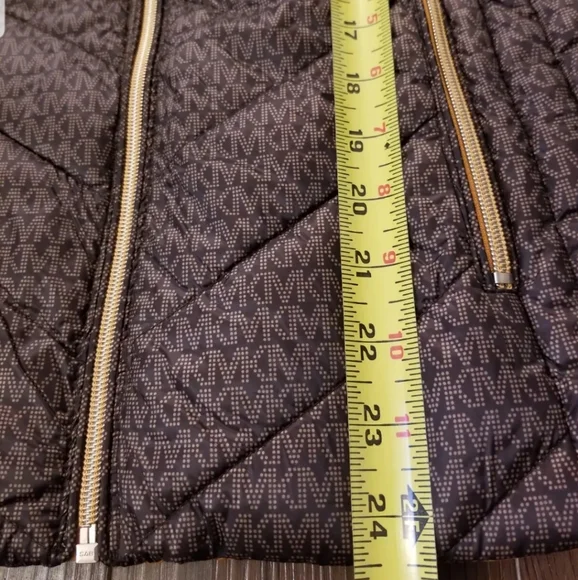 SOLD NWT! Michael Kors Reversible MK Logo Hooded Packable Puffer Jacket Size XXS - Picture 12 of 16